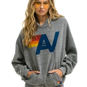 Aviator Nation Logo Pullover Relaxed Hoodie